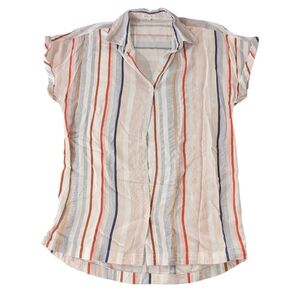 Bohme Multicolor Striped Button-Down Shirt